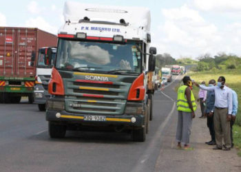 Testing of Truck Drivers. Photo Courtesy of StandardMedia.co.ke