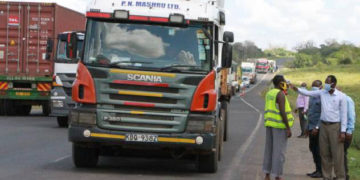 Testing of Truck Drivers. Photo Courtesy of StandardMedia.co.ke