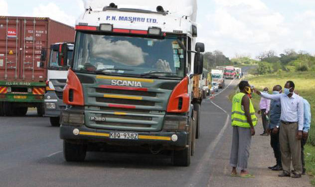Testing of Truck Drivers. Photo Courtesy of StandardMedia.co.ke