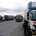 Trucks on transit through the Northern Corridor. FILE PHOTO | NMG