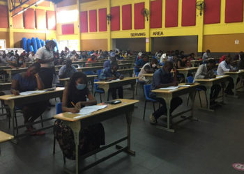 EACFFPC Students taking Exams in Uganda. PHOTO COURTESY