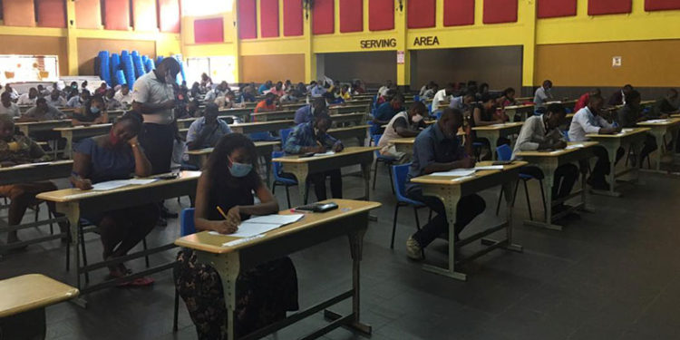 EACFFPC Students taking Exams in Uganda. PHOTO COURTESY