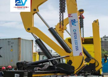 Specialized trucks to load and unload 50 tons container hit Kenyan