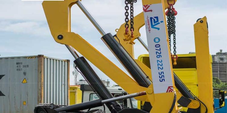 Specialized trucks to load and unload 50 tons container hit Kenyan