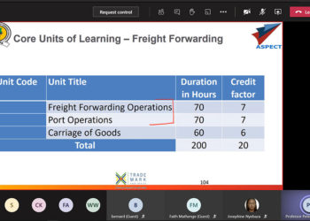 EAC countries give final inputs to clearing agents’ competency-based training curriculum.