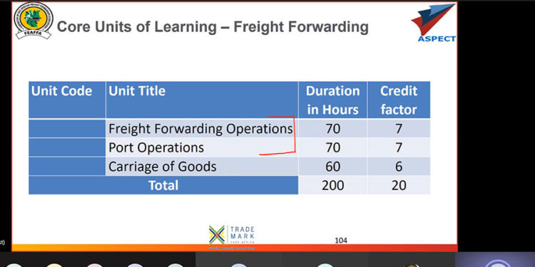 EAC countries give final inputs to clearing agents’ competency-based training curriculum.