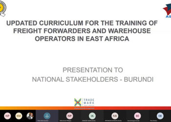 Kenya-Burundi stakeholders validate new Freight Forwarders training curriculum.