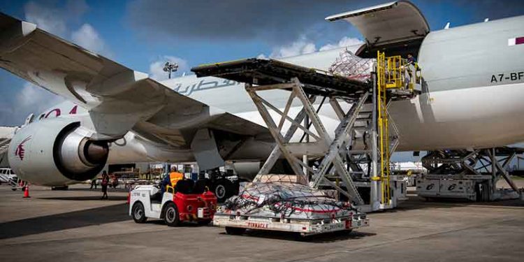 Air cargo demand reaches all-time high in March.