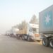 Trucks on a queue. IMAGE COURTESY