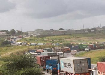 Long Distance Trucks along the Northern Transit Corridor. IMAGE COURTESY