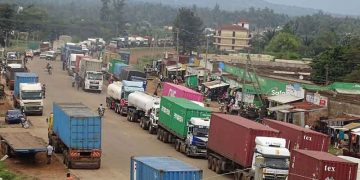 Trucks at Malaba Border. IMAGE COURTESY