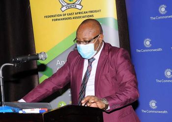 Daniel Mugwe Customs, Tax & Compliance Manager, Farmers Choice Kenya during a past sensitization meeting in Nairobi