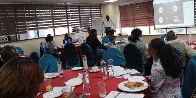 A validation Workshop for Analytical Report on AEO Conducted in Nairobi. Courtesy