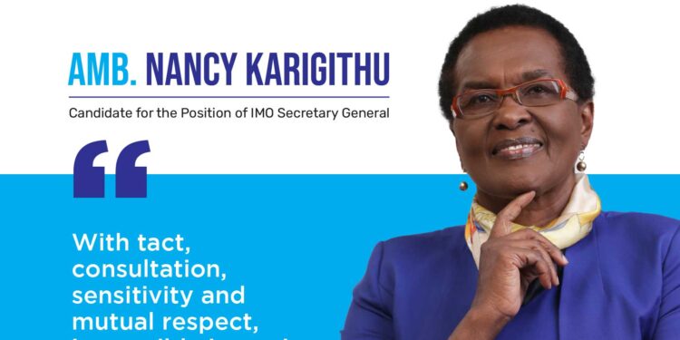 Amb. Nancy Karigithu, candidate for the role of the Secretary General of the International Maritime Organization (IMO) | Image Courtesy