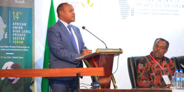 Dr. Peter Mathuki, EAC Secretary-General during a past event. | Image Courtesy